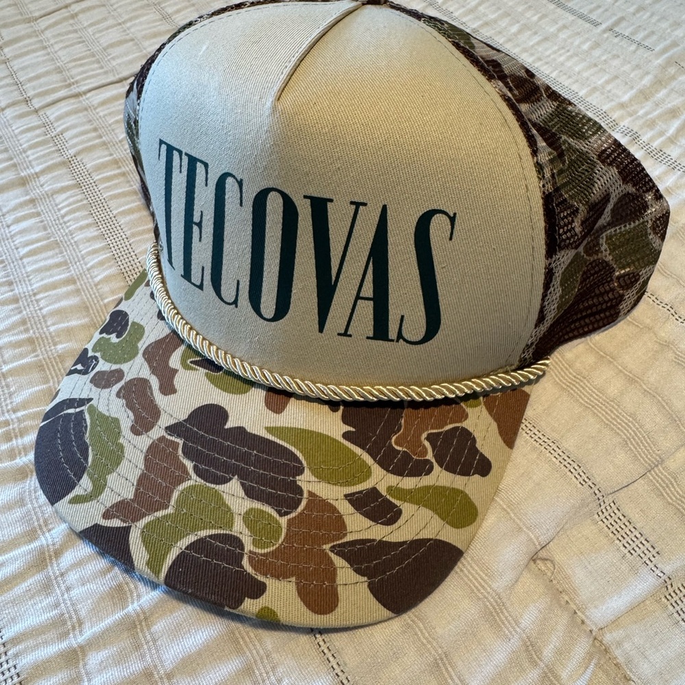 Tecovas Adjustable Camo Trucker Hat * Like New *